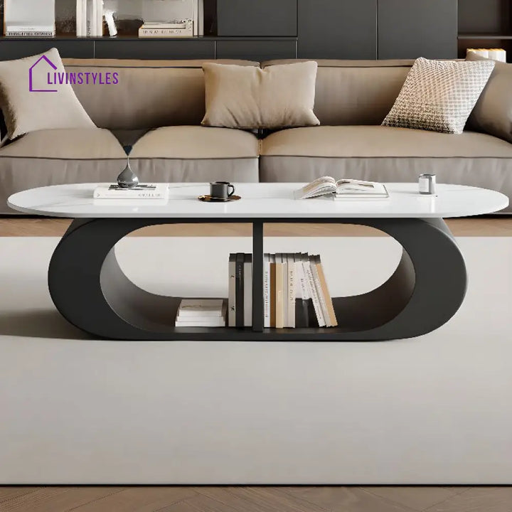 Lavisha Stainless Steel Frame Coffee Table for Living Room