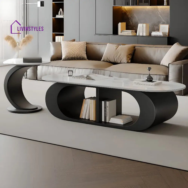 Lavisha Stainless Steel Frame Coffee Table for Living Room