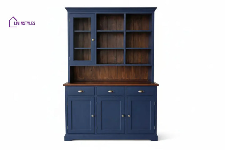 Layla Wooden Frame Kitchen Cabinet | Hutch Cabinet - Hutch Cabinet