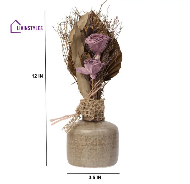 Lea Dried Lavender Small Vase