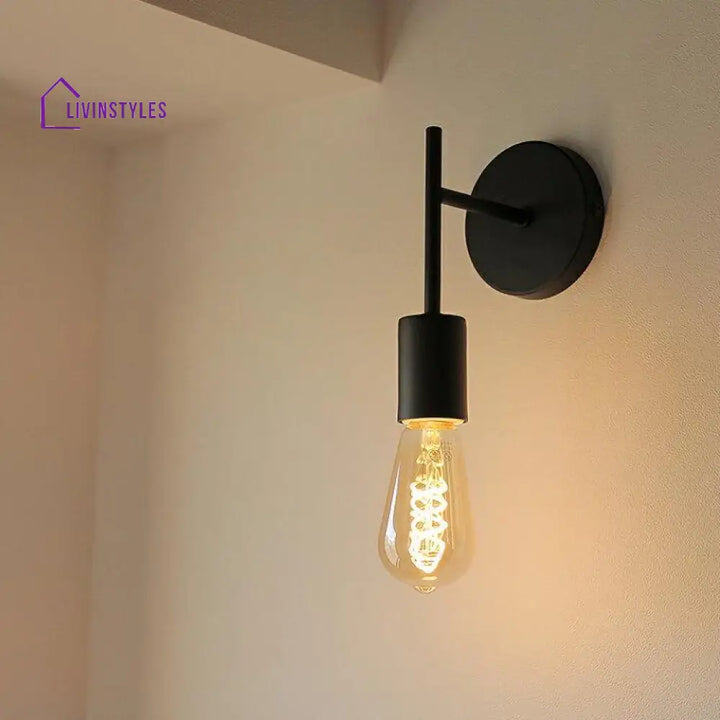 Leibal Black Metal Wall Light By Ss Lightings Lamp