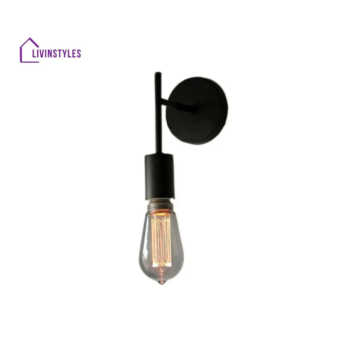 Leibal Black Metal Wall Light By Ss Lightings Lamp