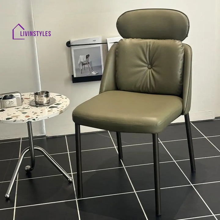 Lekha Metal Dining Chair | Stainless Steel