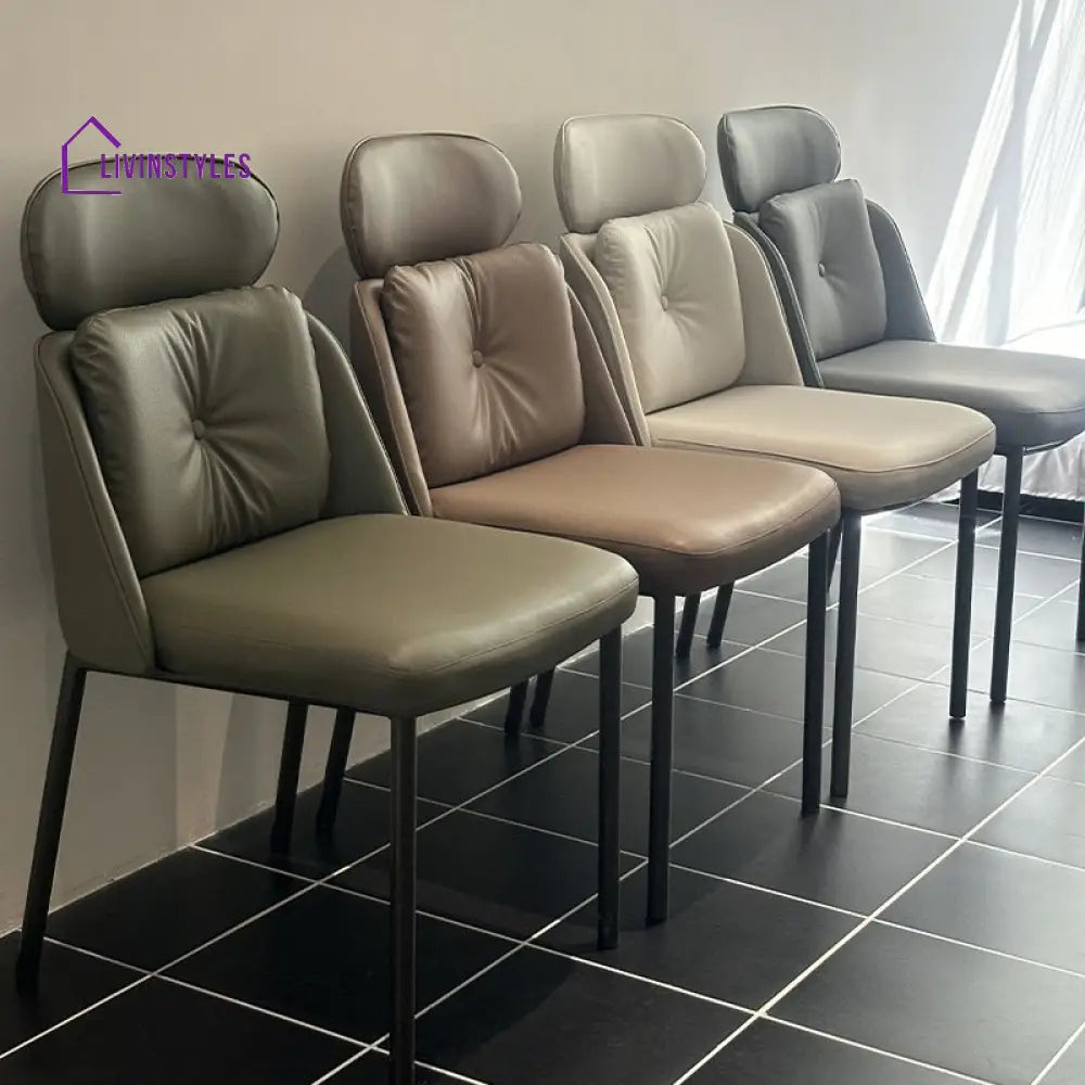 Lekha Metal Dining Chair | Stainless Steel