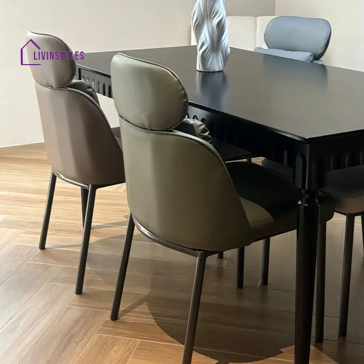 Lekha Metal Dining Chair | Stainless Steel