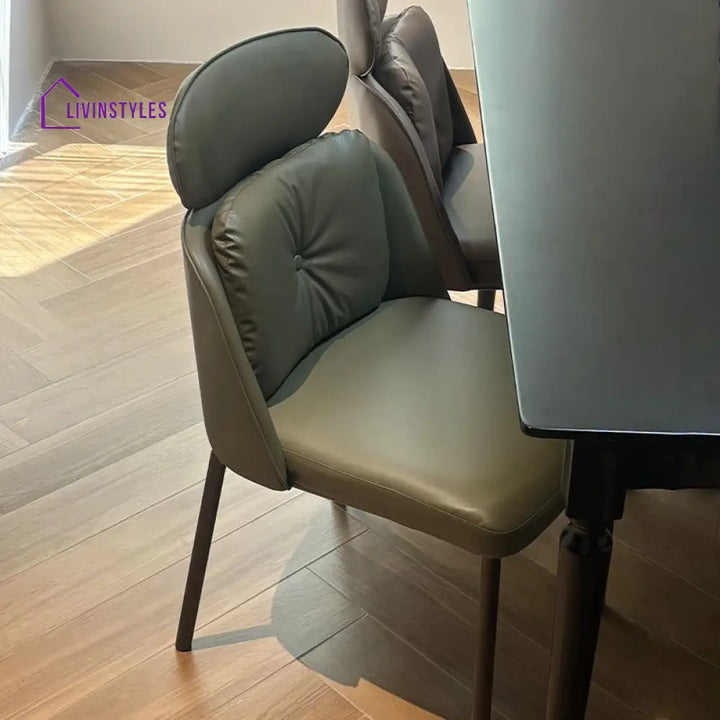 Lekha Metal Dining Chair | Stainless Steel