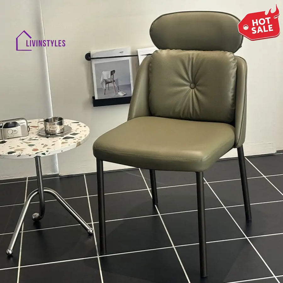 Lekha Metal Dining Chair | Stainless Steel