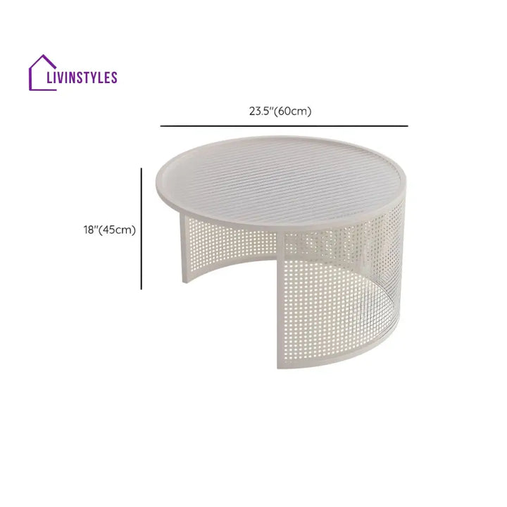 Lekha Stainless Coffee Table for Living Room