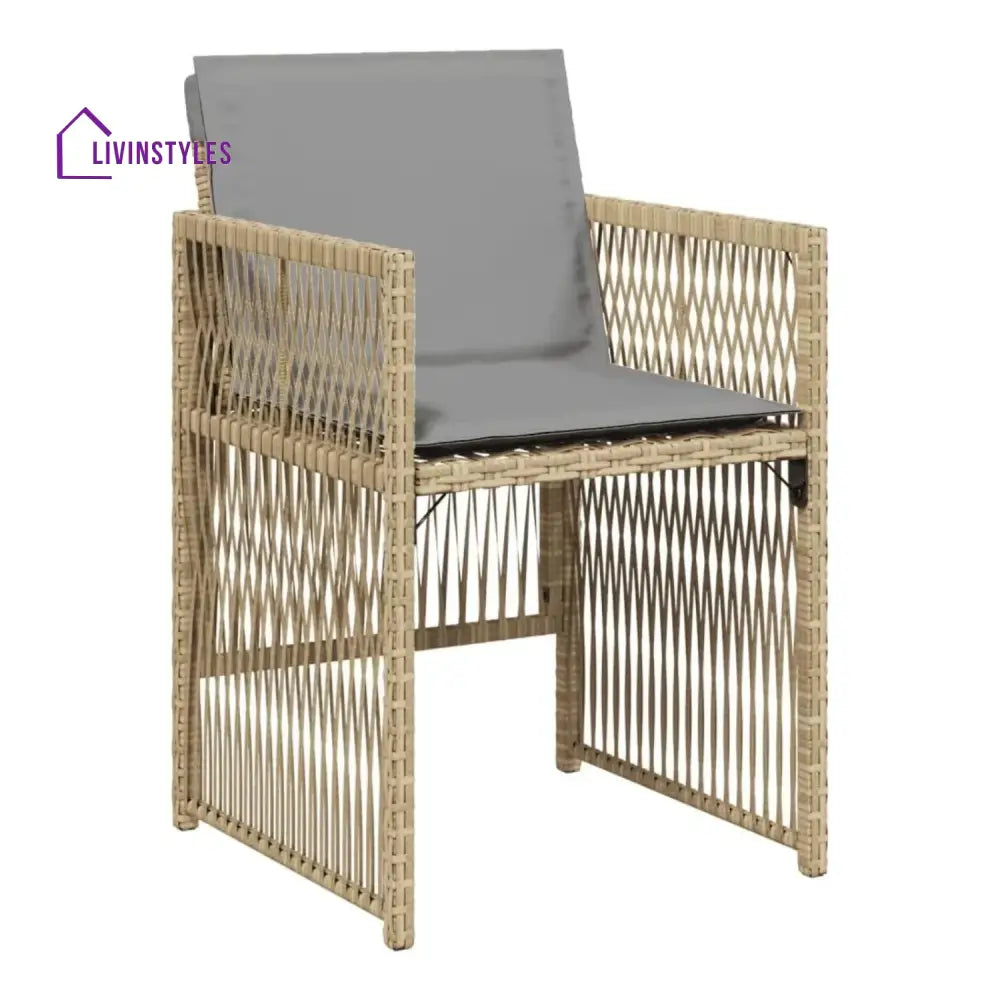 Lene Outdoor Rattan Wicker Dinning Set 9-Piece - Dining Set