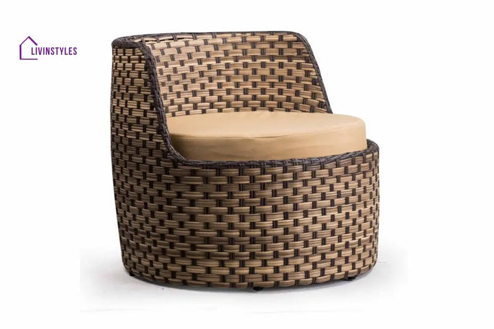 Leo Outdoor Patio Seating Set 2 Chairs and 1 Table Set (Arabica) - Coffee Table Sets
