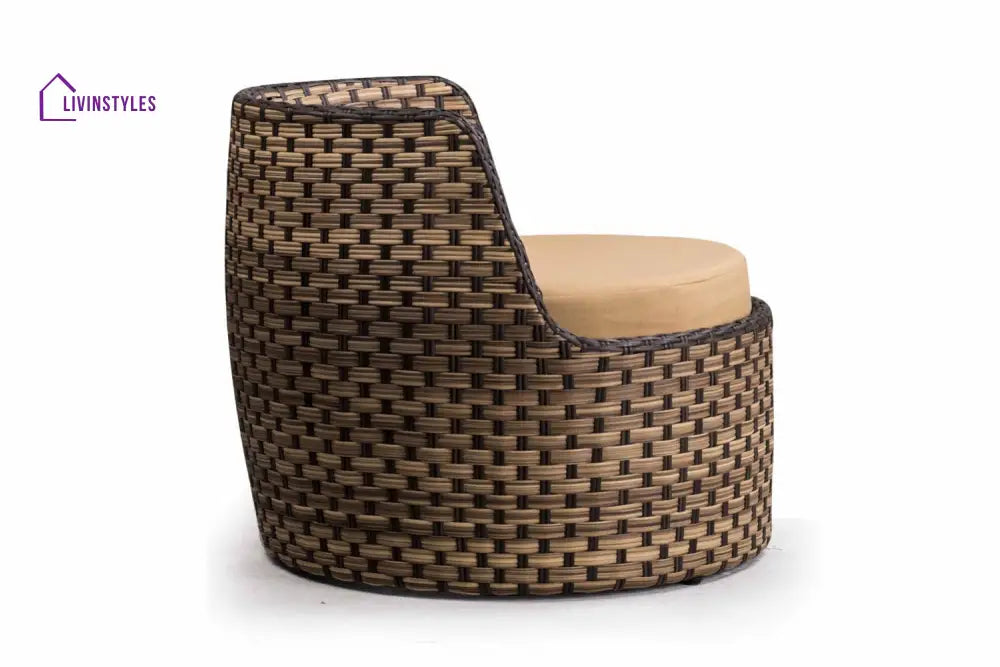Leo Outdoor Patio Seating Set 2 Chairs and 1 Table Set (Arabica) - Coffee Table Sets