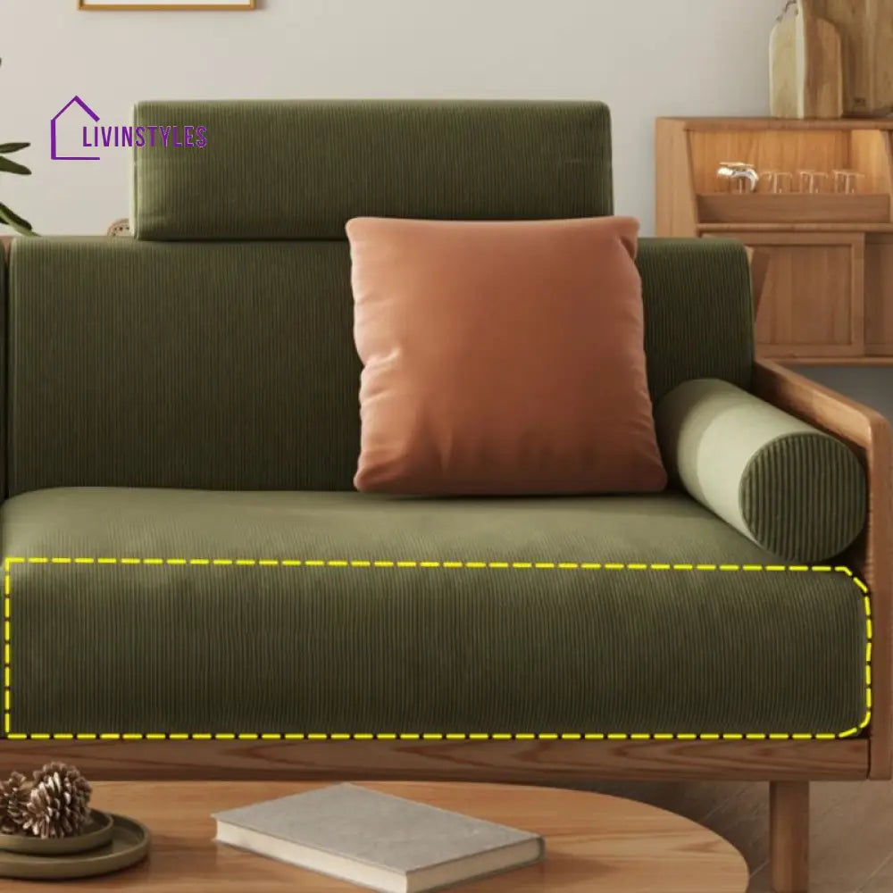 Leonid Solid Wood Frame 3 Seater Sofa for Living Room