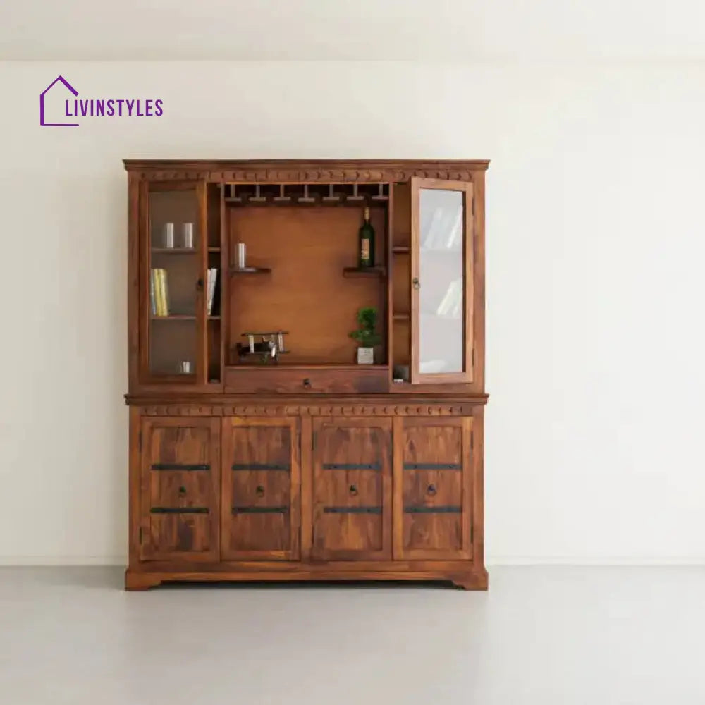 Letty Solid Wood Kitchen Storage Cabinet Cabinet