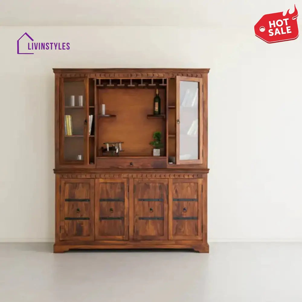 Letty Solid Wood Kitchen Storage Cabinet Cabinet