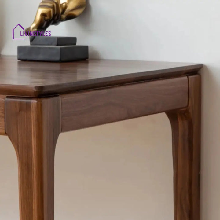 Lev Solid Wood Study Table for Students