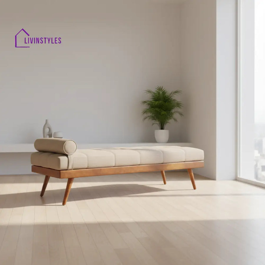 Lia Sheesham Wood Living Room Bench