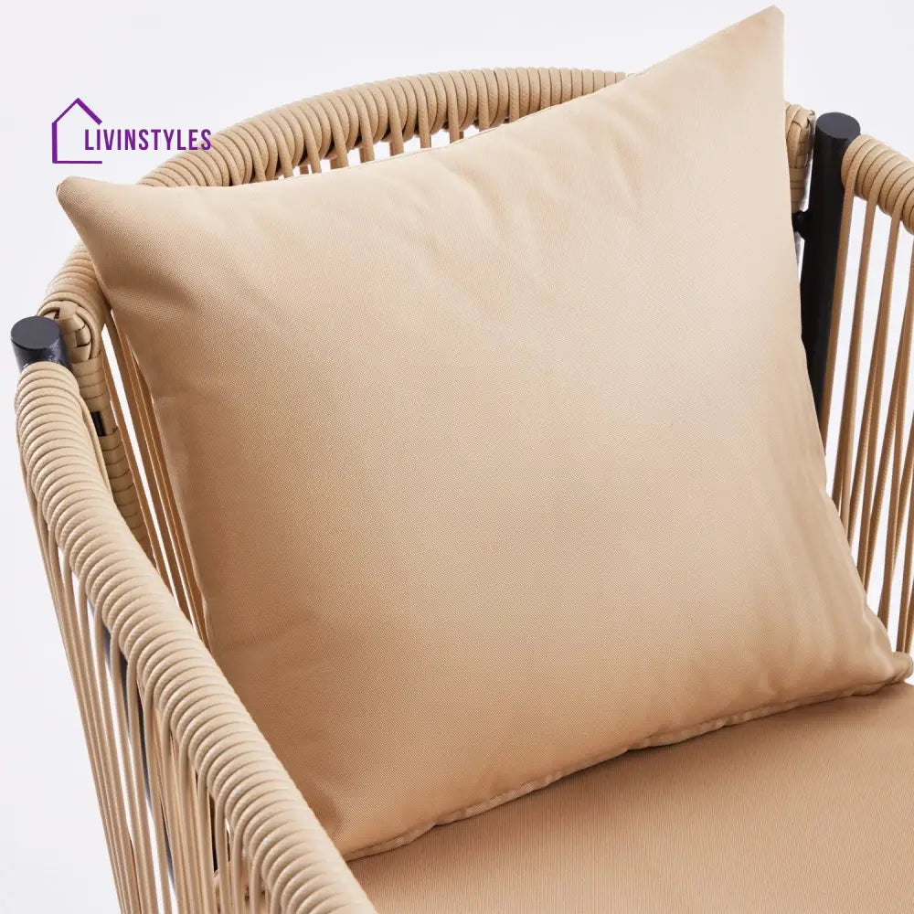 Lian 2-Piece Outdoor Rope Patio Dining Chairs - Dinning Chairs