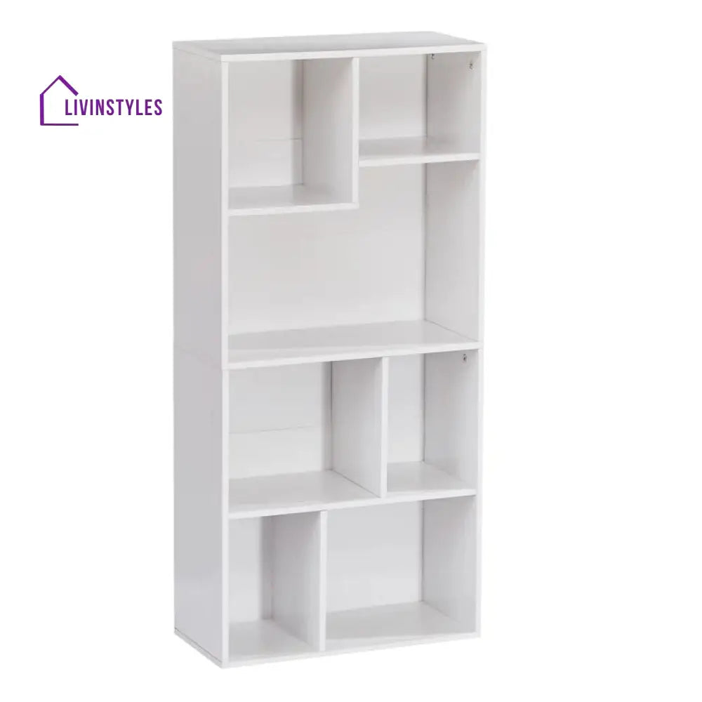 Liana Engineered Wood Bookshelves | Bookshelf for Living Room | Bedroom | Drawing Room | Study Room