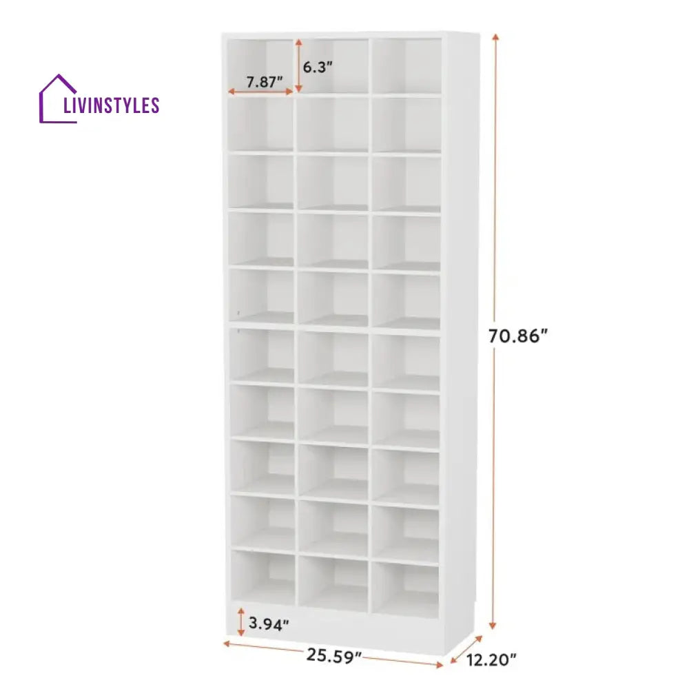 Lidiya Engineered Wood Shoe Rack for Home