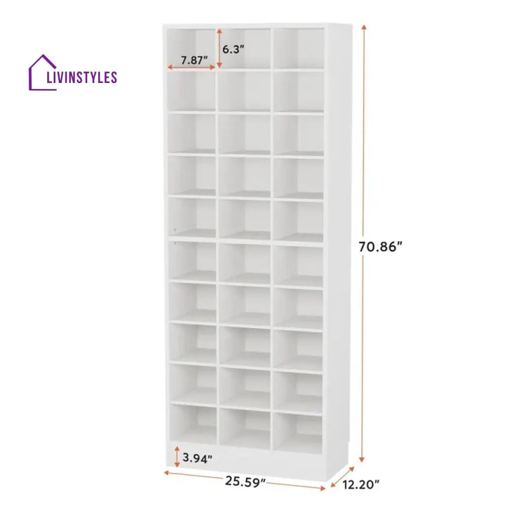 Lidiya Engineered Wood Shoe Rack for Home