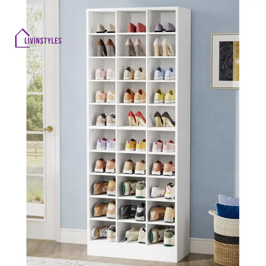 Lidiya Engineered Wood Shoe Rack for Home