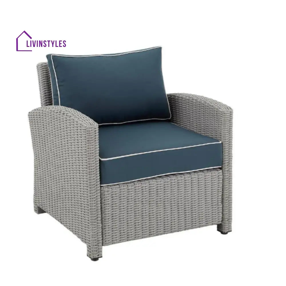 Liesel Outdoor Rattan Wicker 6-Seater Sofa Set - Sofa Set