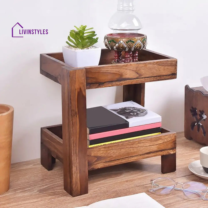 Lilia Solid Wood Storage Shelves