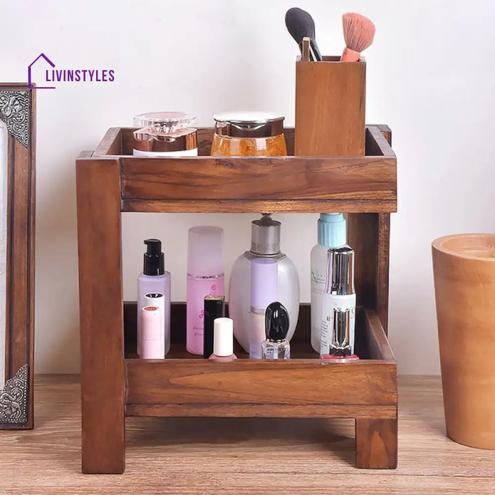 Lilia Solid Wood Storage Shelves
