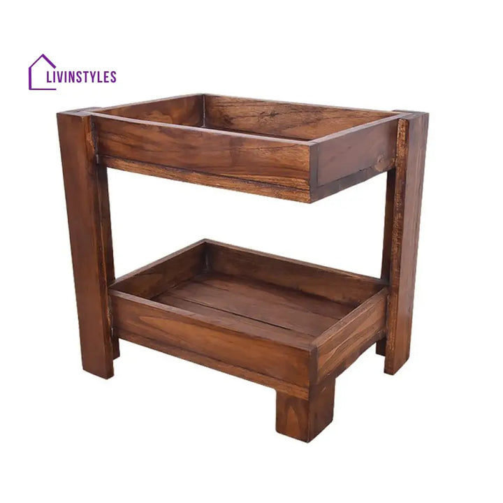 Lilia Solid Wood Storage Shelves