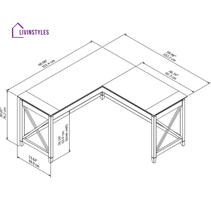 Lilia Solid Wood Study Table for Students