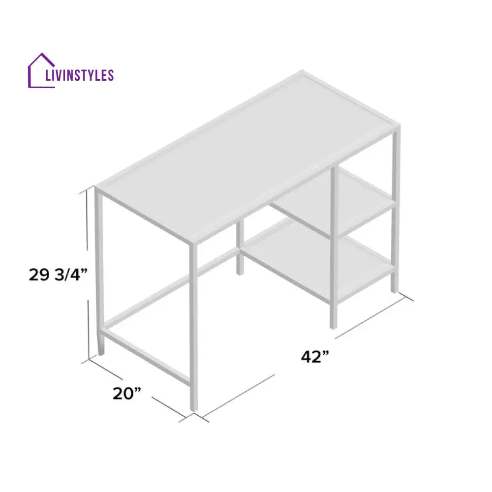 Lilia Stainless Steel Study Table for Students