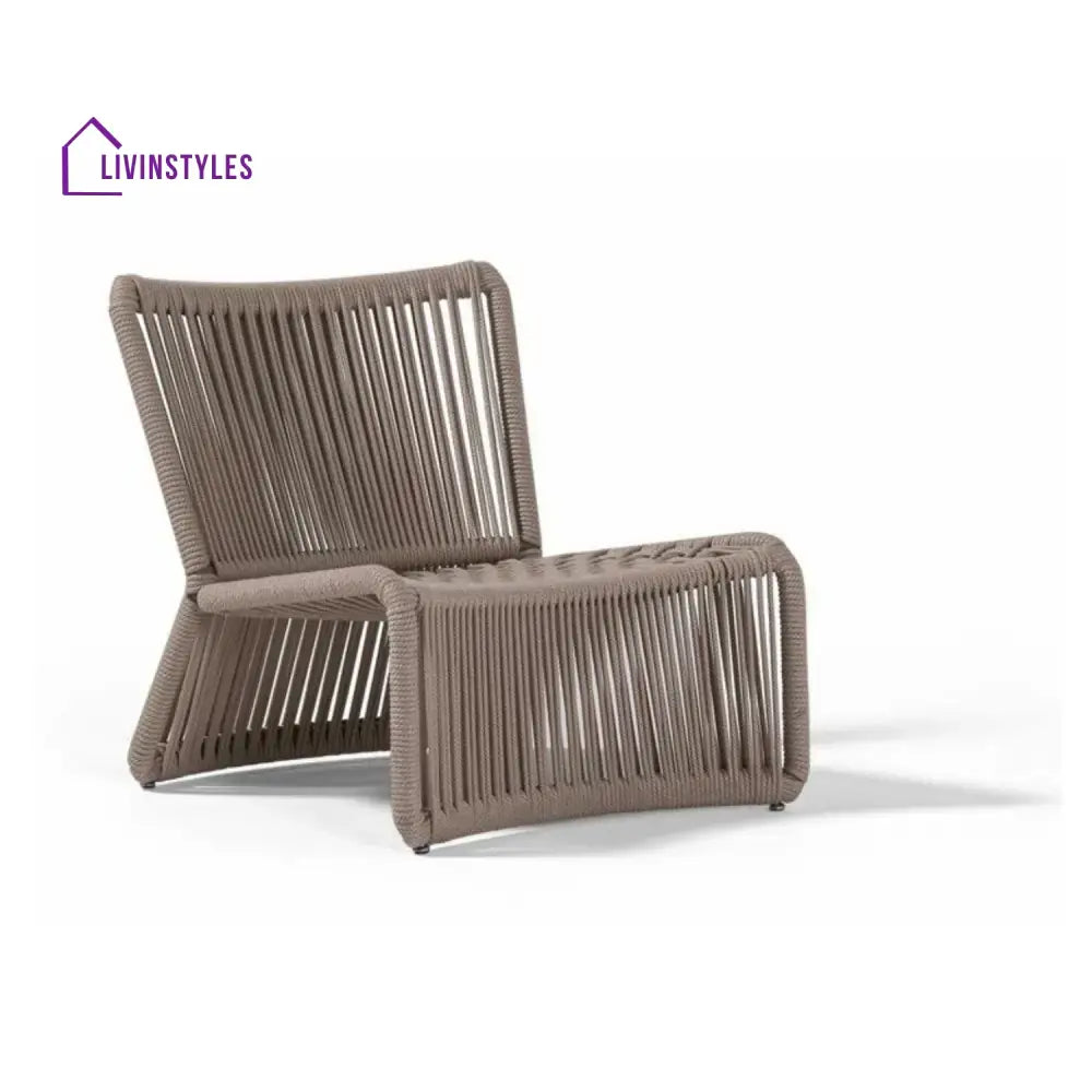 Liliana 3-Piece Outdoor Beige Rope Patio Set - Patio Set