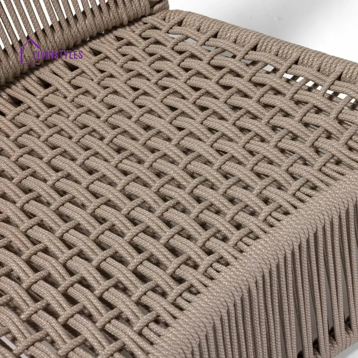 Liliana 3-Piece Outdoor Beige Rope Patio Set - Patio Set