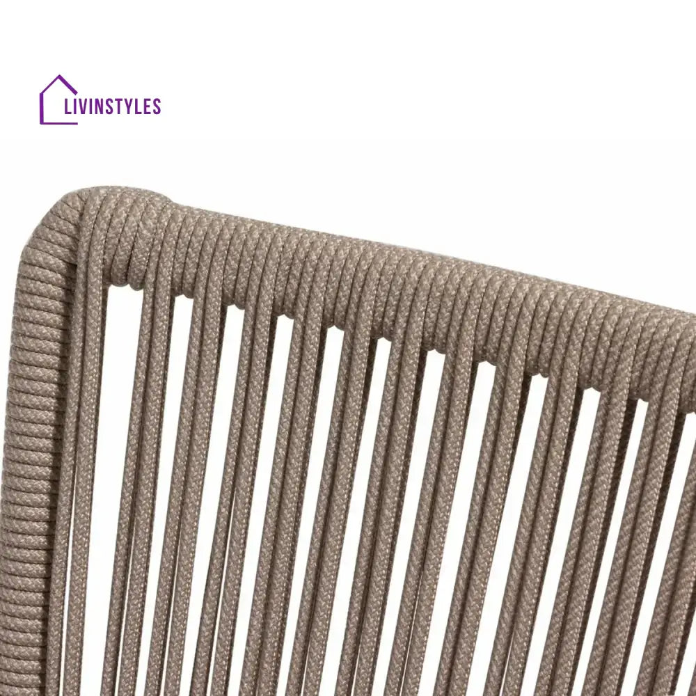 Liliana 3-Piece Outdoor Beige Rope Patio Set - Patio Set