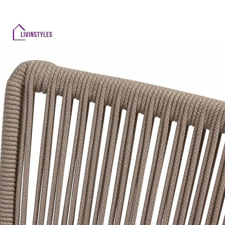 Liliana 3-Piece Outdoor Beige Rope Patio Set - Patio Set
