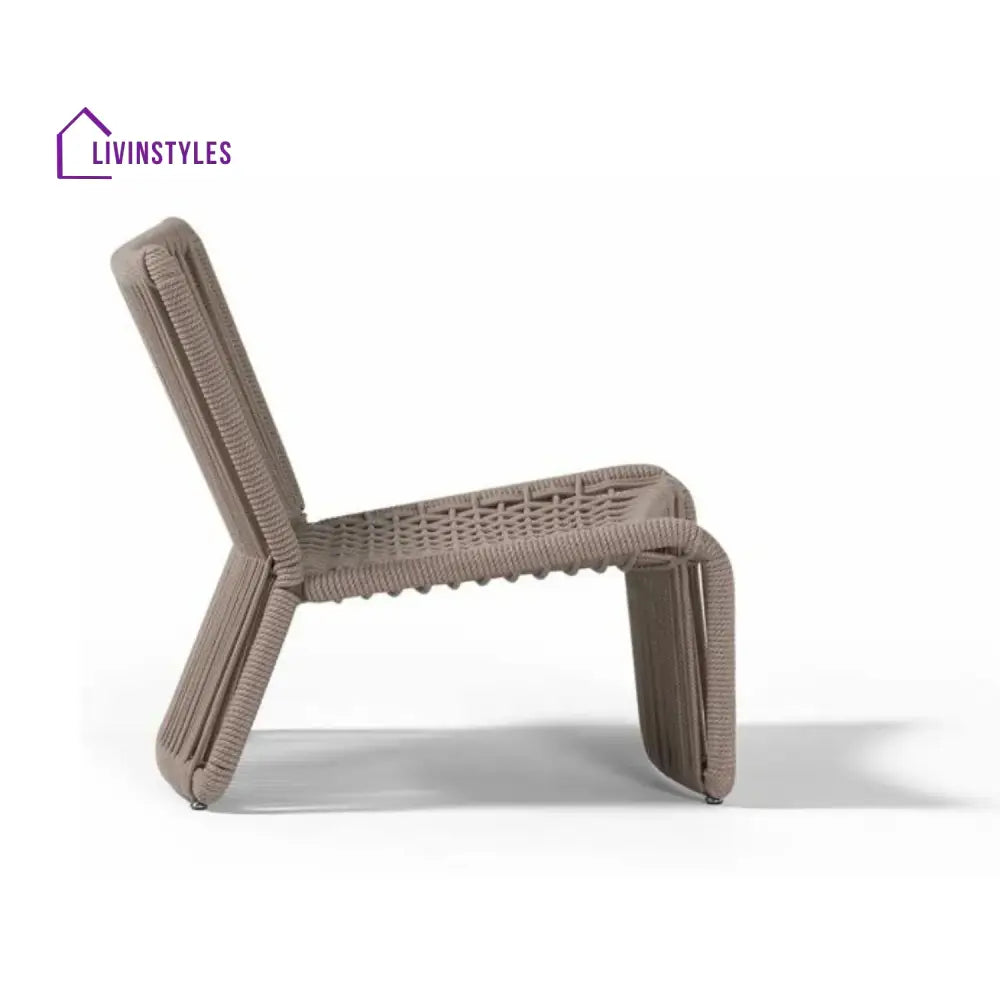 Liliana 3-Piece Outdoor Beige Rope Patio Set - Patio Set