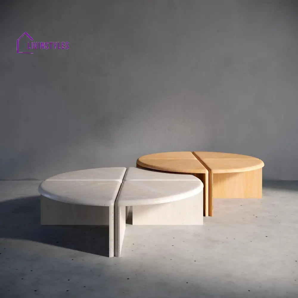 Lily Round Coffee Table | Complete Marble