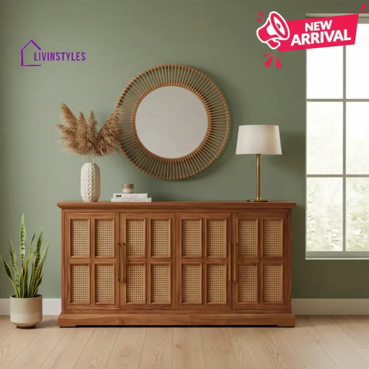 Naples Sideboard - Acacia Wood - Warm Brown - Furniture