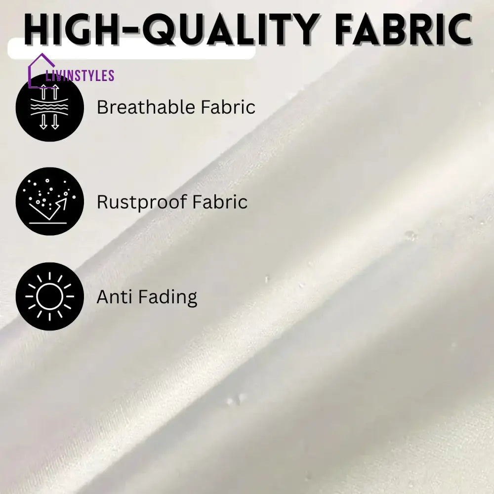 Lin White Color Outdoor Patio Umbrella with Centre Pole Patio Umbrella