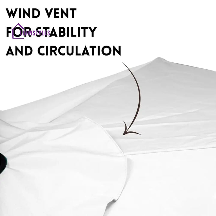 Lin White Color Outdoor Patio Umbrella with Centre Pole Patio Umbrella