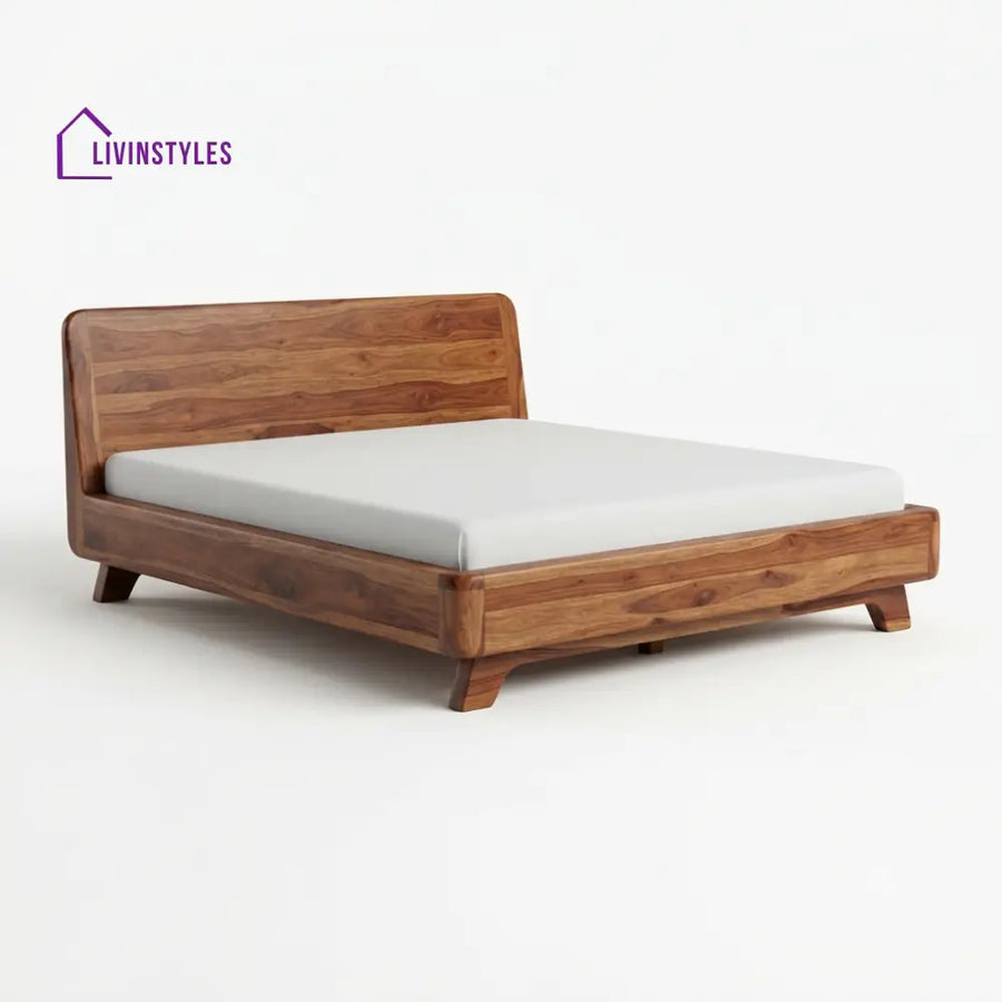 Lindokuhle Wooden Double Bed | King Size Bed | Queen Size Bed - Bed Without Storage