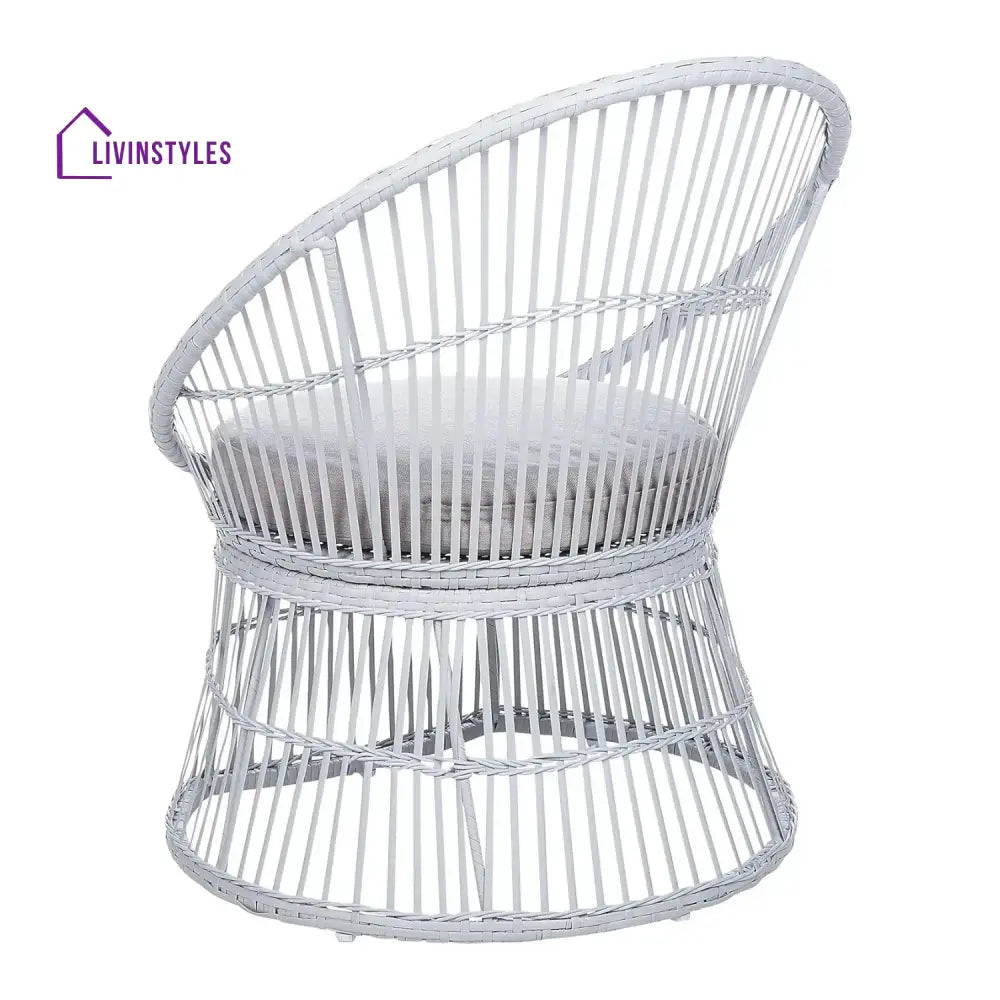 Liora Outdoor Rope Patio Set with Glass Top Table - Patio Set