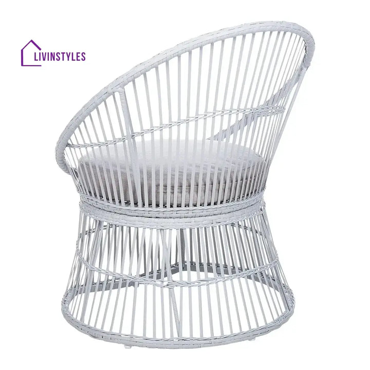 Liora Outdoor Rope Patio Set with Glass Top Table - Patio Set