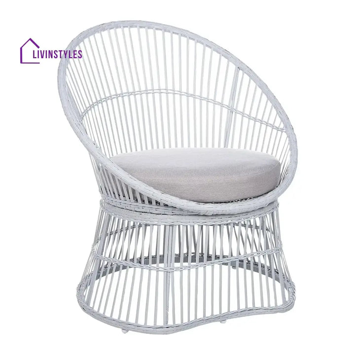 Liora Outdoor Rope Patio Set with Glass Top Table - Patio Set