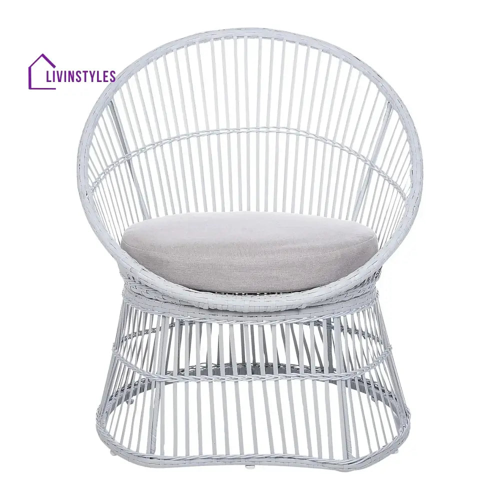 Liora Outdoor Rope Patio Set with Glass Top Table - Patio Set