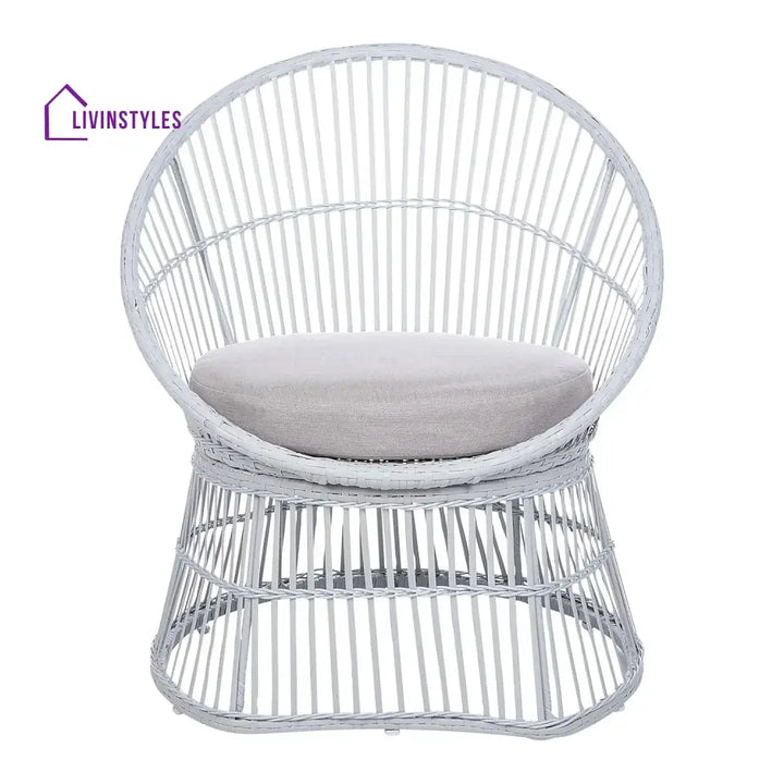 Liora Outdoor Rope Patio Set with Glass Top Table - Patio Set