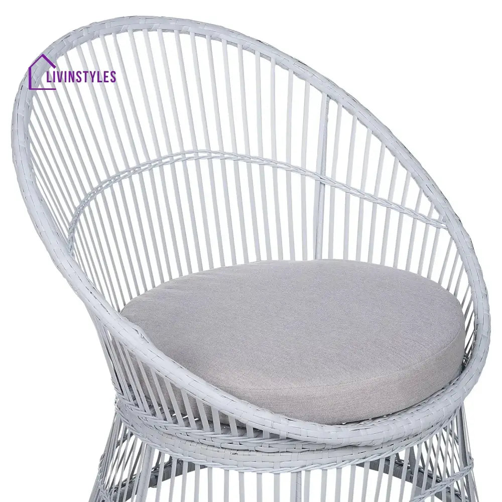 Liora Outdoor Rope Patio Set with Glass Top Table - Patio Set