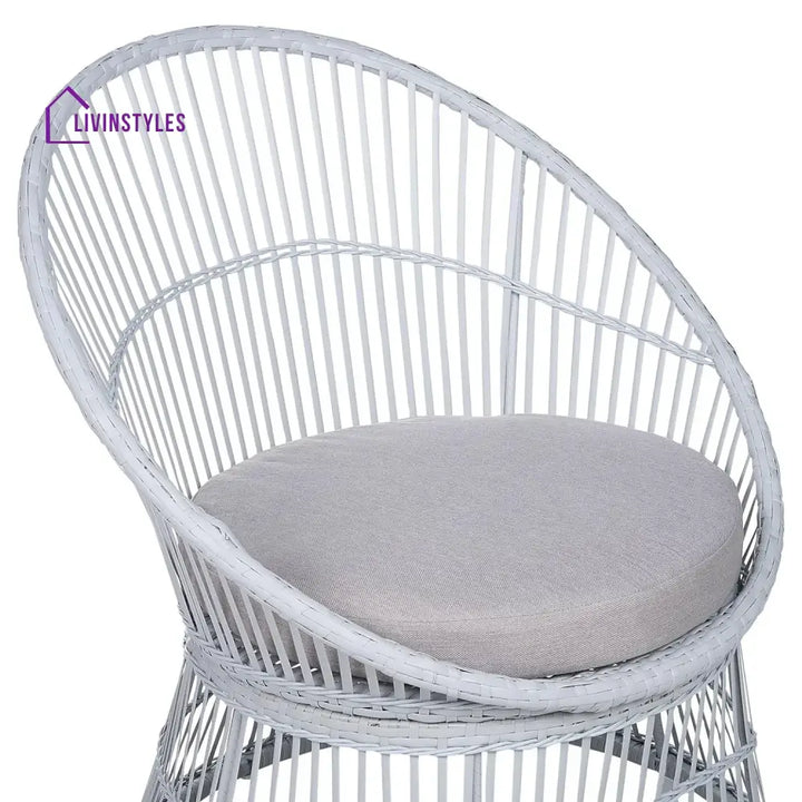 Liora Outdoor Rope Patio Set with Glass Top Table - Patio Set