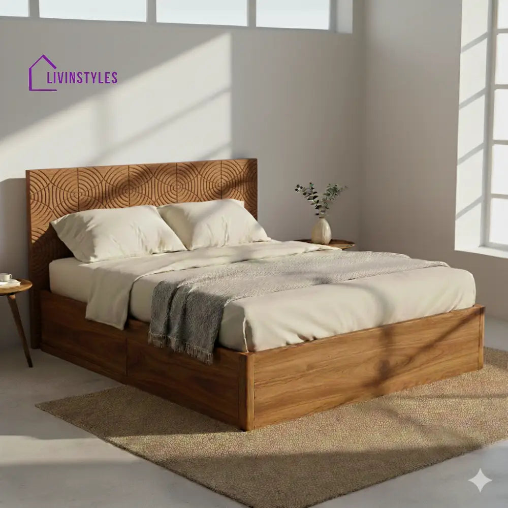 Lisa Premium Sheesham Wood Bed