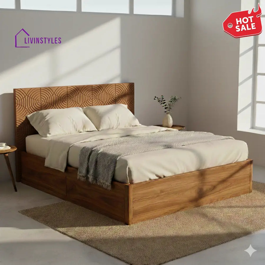 Lisa Premium Sheesham Wood Bed
